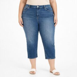 J. Jill Tried & True Crop Jeans Size 18 Stretch